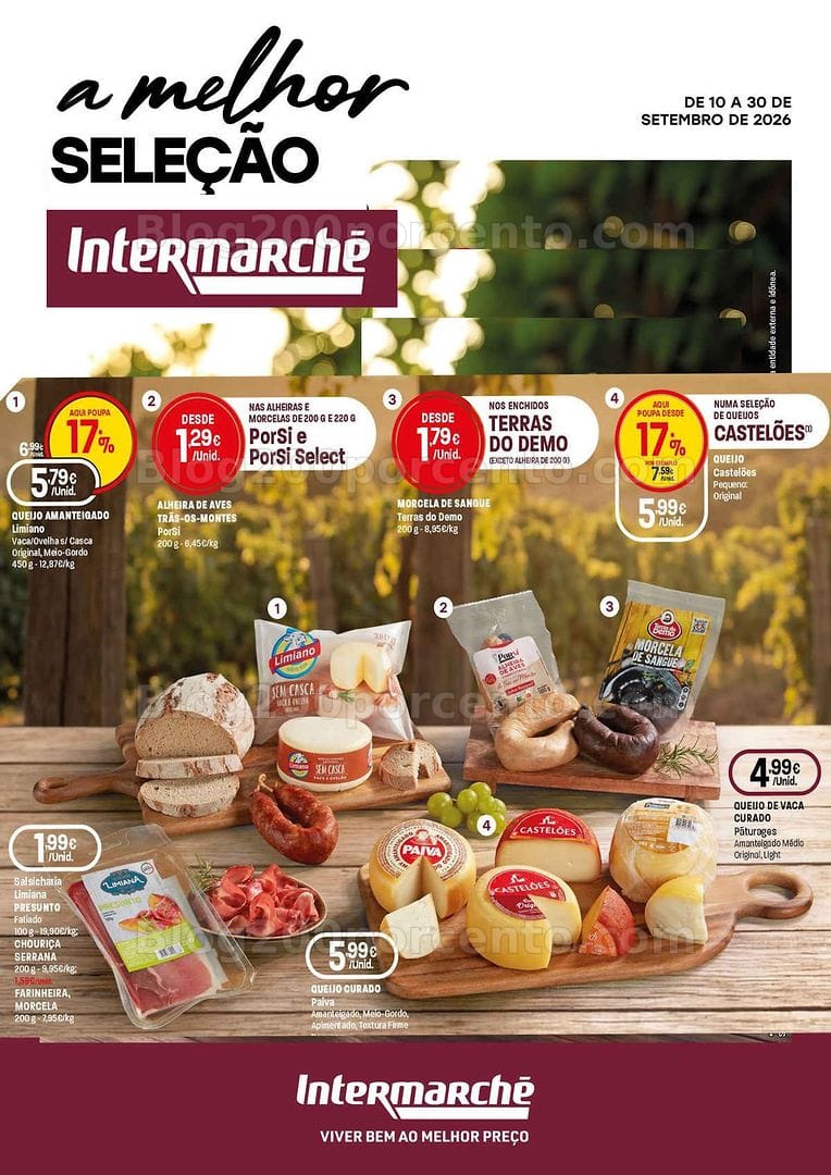 Antevisão Folheto INTERMARCHÉ Extra Feira QEV Promoções de 10 a 30 setembro